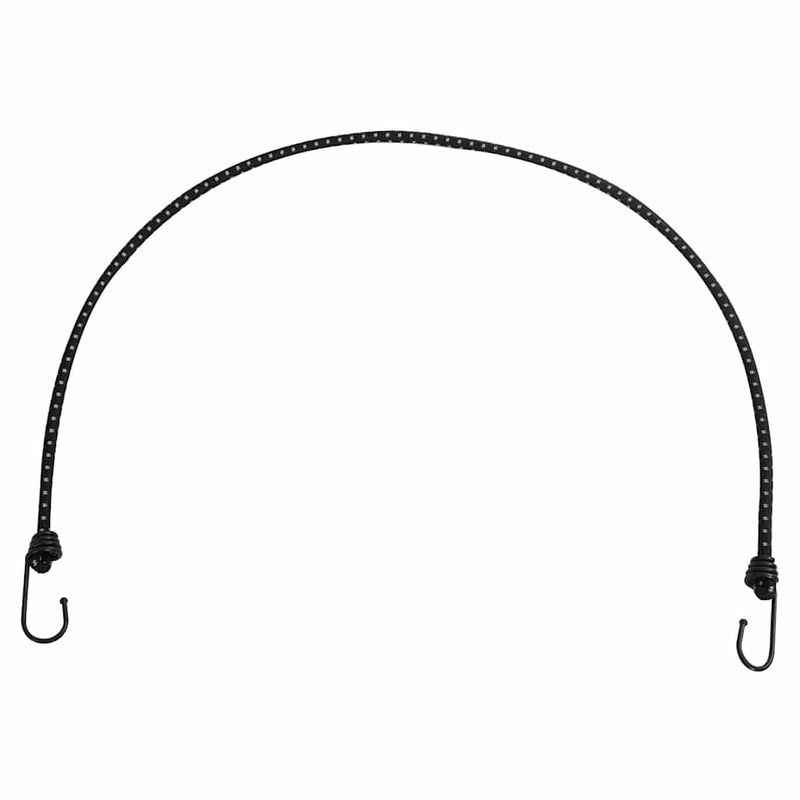 Corzi elastice cu benzi reflectorizante/cârlige 25 buc. 100 cm