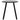 Set scaune de grădină 3 buc Poly Rattan negru