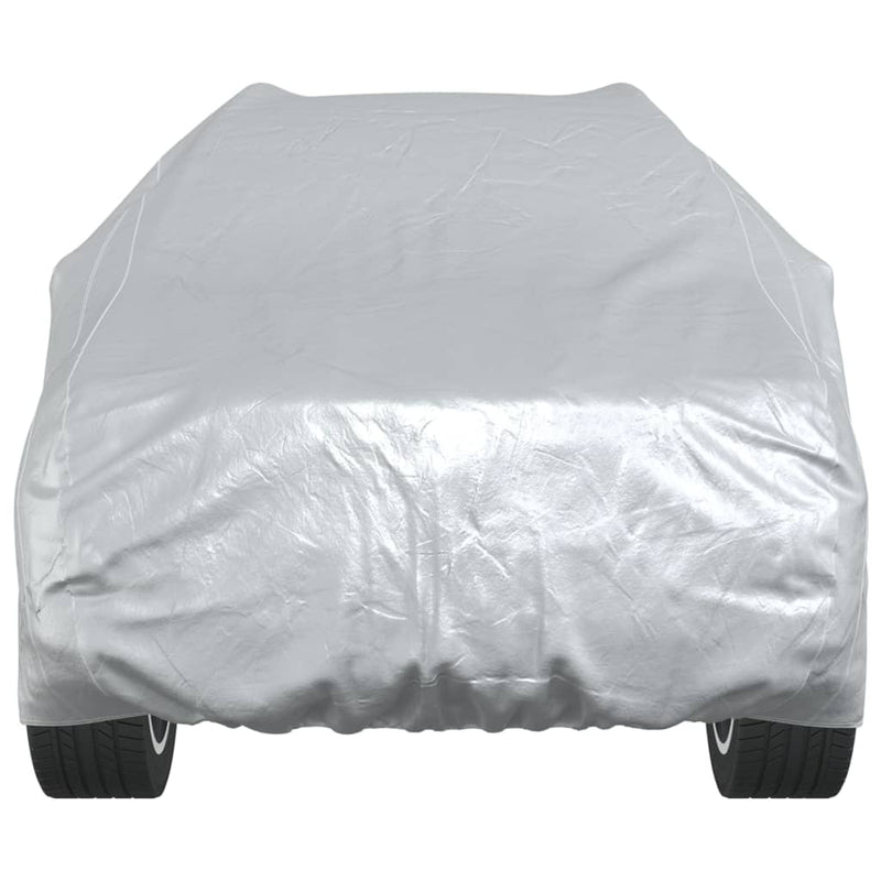 Husă auto pentru SUV, curele cu cataramă, complet, argintiu XL