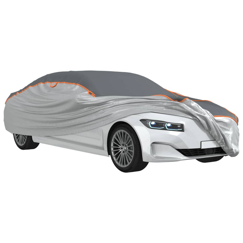Husă auto de Sedan, protecție grindină, complet, gri/argintiu L