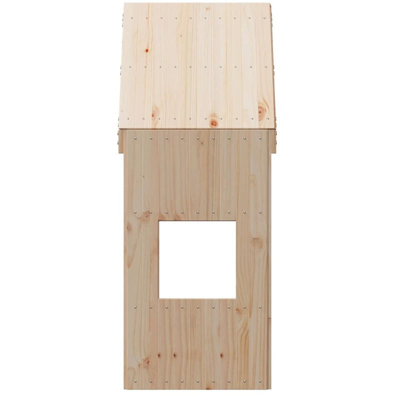 Acoperiș Pat Copii 55x84x132 cm Lemn Mass Pin