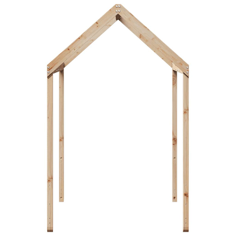 Acoperiș Pat Copii 217x95,5x159 cm Lemn Mass Pin