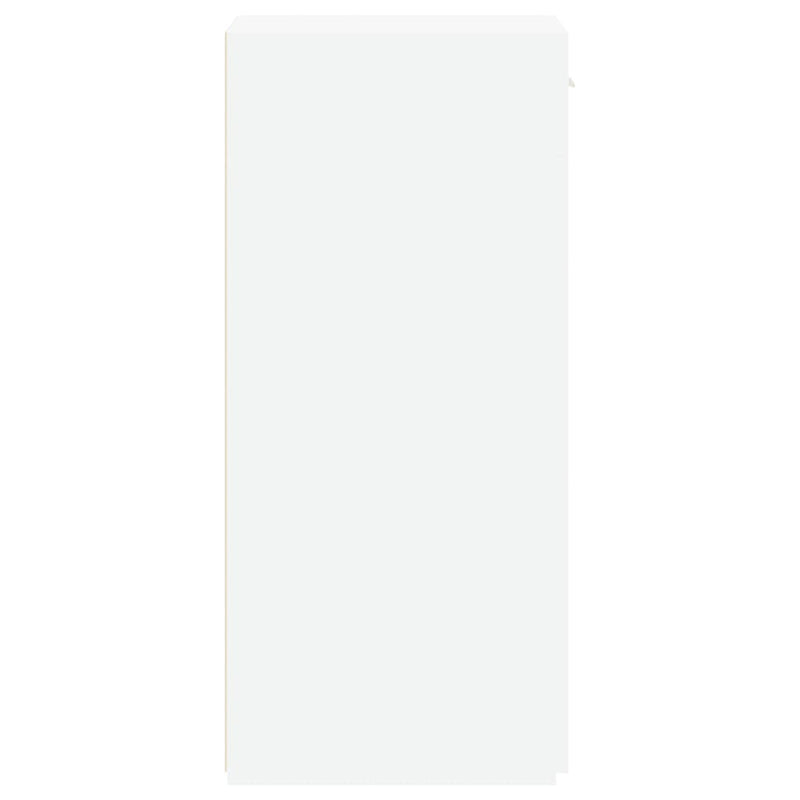 Dulap, alb, 40x42,5x93 cm, lemn prelucrat