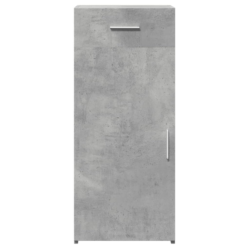 Dulap, gri beton, 40x42,5x93 cm, lemn prelucrat