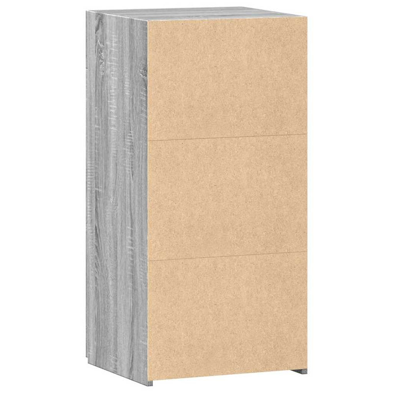 Dulap, sonoma gri, 45x42,5x93 cm, lemn prelucrat