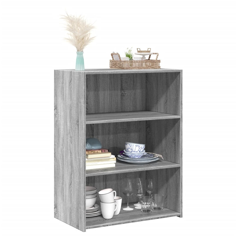 Dulap, sonoma gri, 70x41x93 cm, lemn prelucrat