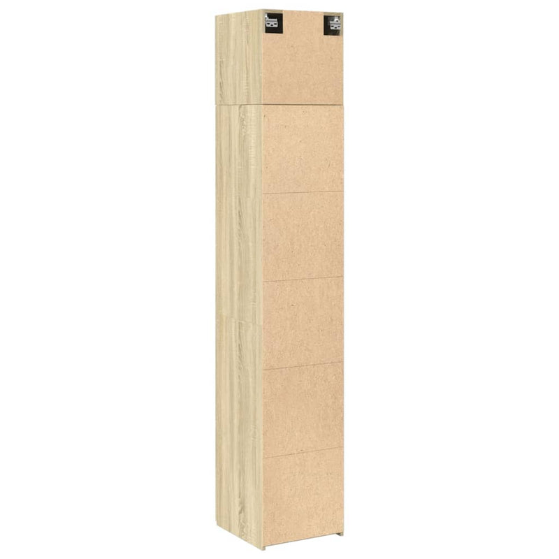 Dulap de depozitare slim, stejar sonoma, 40x42,5x225cm, lemn