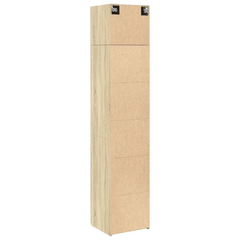 Dulap de depozitare slim, stejar sonoma, 45x42,5x225cm, lemn