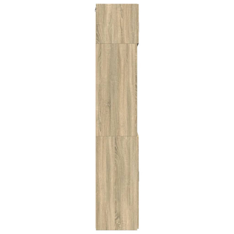 Dulap de depozitare stejar sonoma 80x42,5x225 cm lemn prelucrat