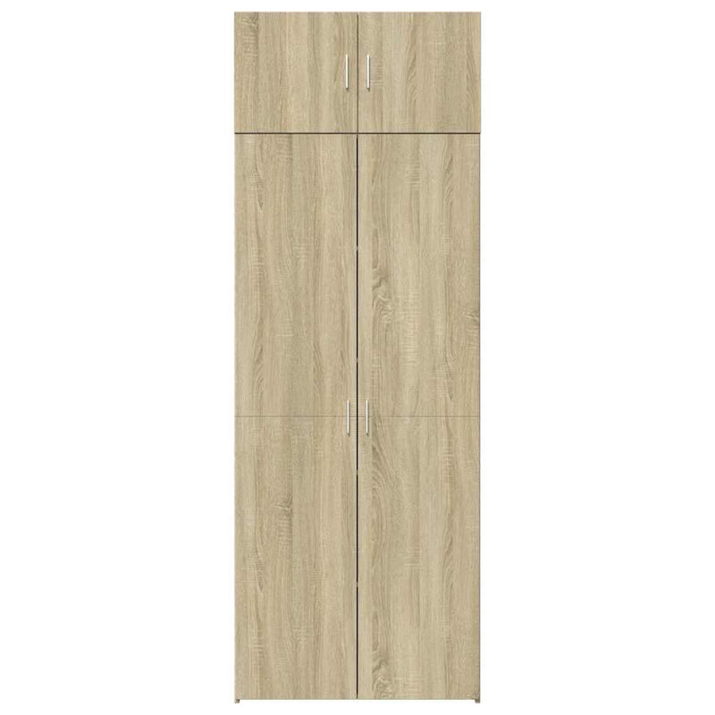 Dulap de depozitare stejar sonoma 80x42,5x225 cm lemn prelucrat