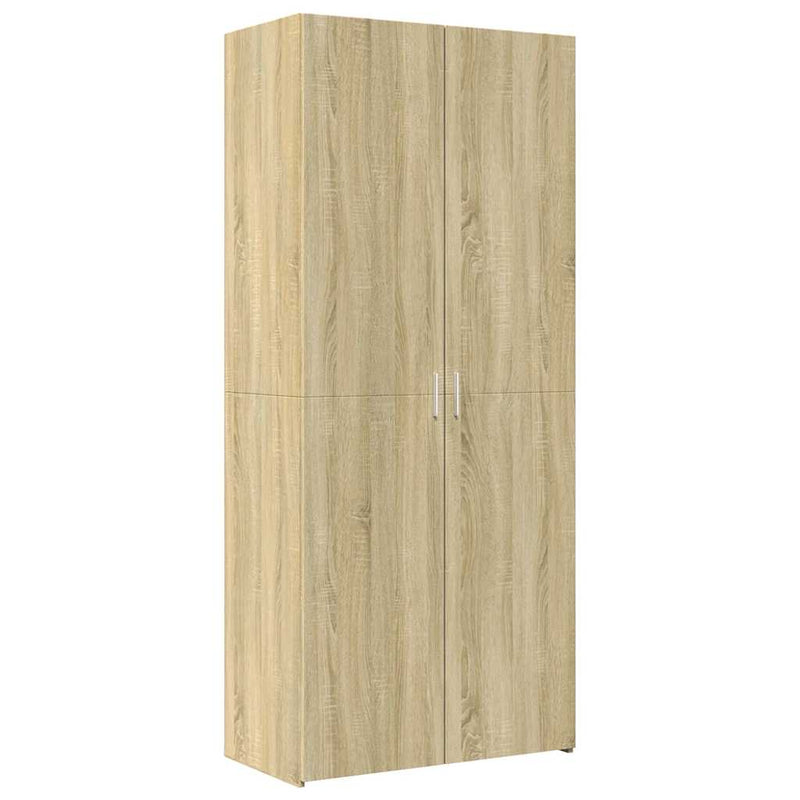 Dulap de depozitare stejar sonoma 80x42,5x225 cm lemn prelucrat