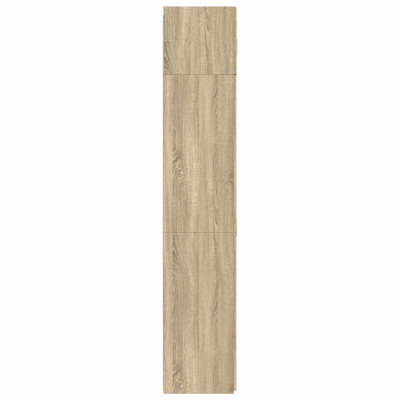 Dulap de depozitare stejar sonoma 80x42,5x225 cm lemn prelucrat