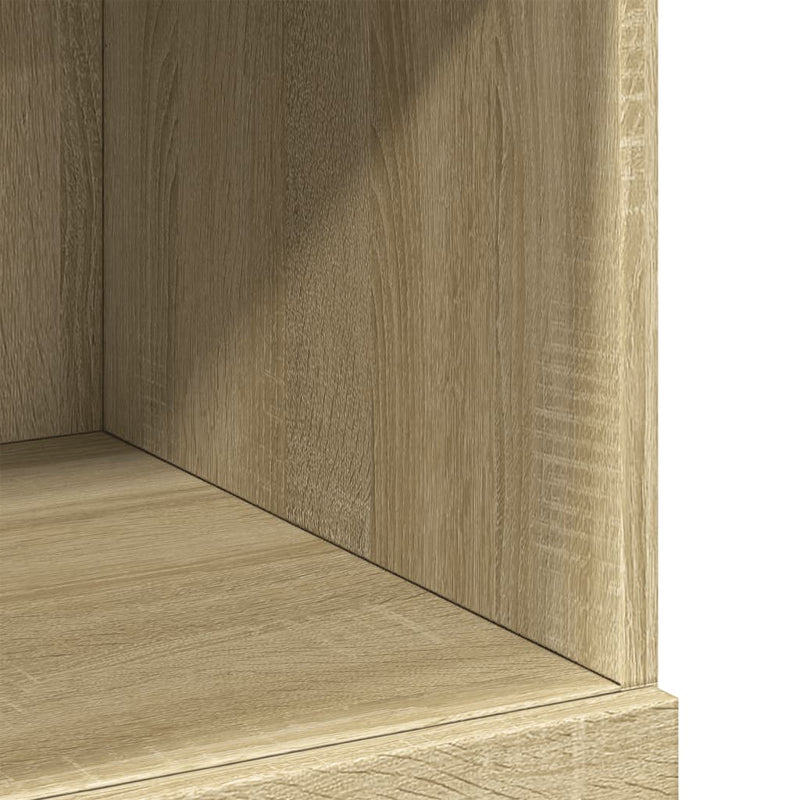 Dulap înalt, stejar sonoma, 80x42,5x124 cm, lemn prelucrat