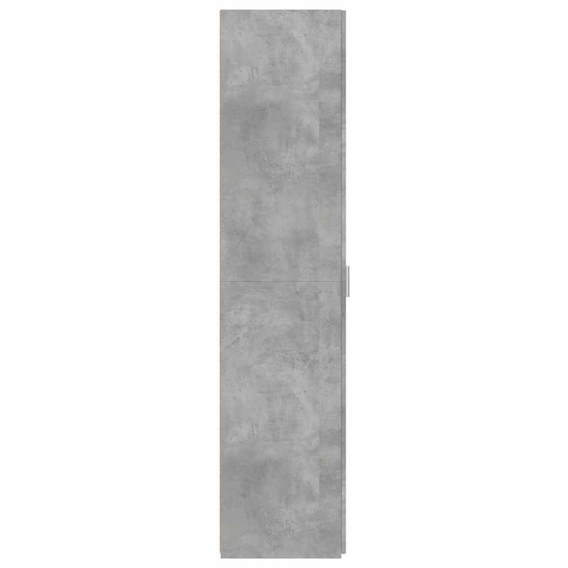 Dulap înalt, gri beton, 45x42,5x185 cm, lemn compozit