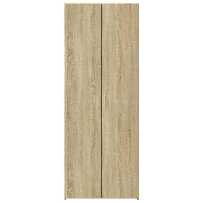Dulap înalt, stejar sonoma, 80x42,5x185 cm, lemn prelucrat