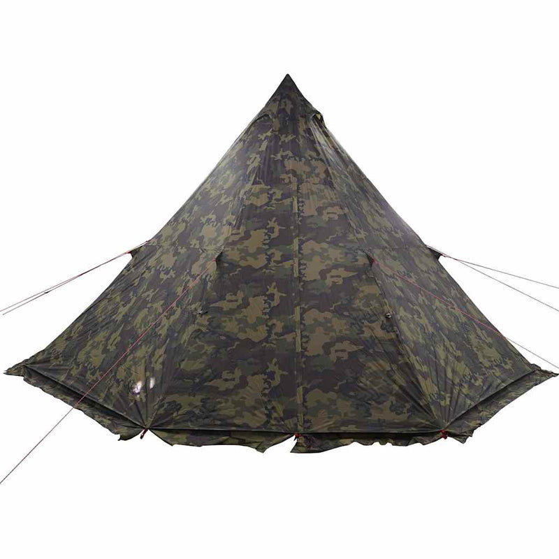Cort de familie Tipi pentru 8 persoane, camuflaj, impermeabil