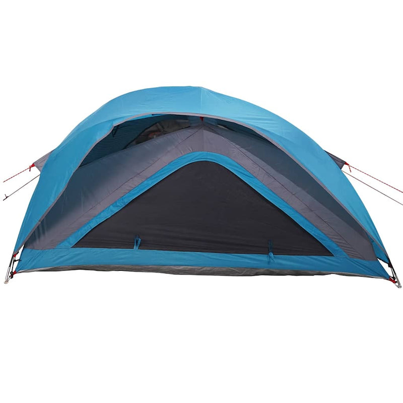 Cort de camping pentru 1 persoană, albastru, impermeabil