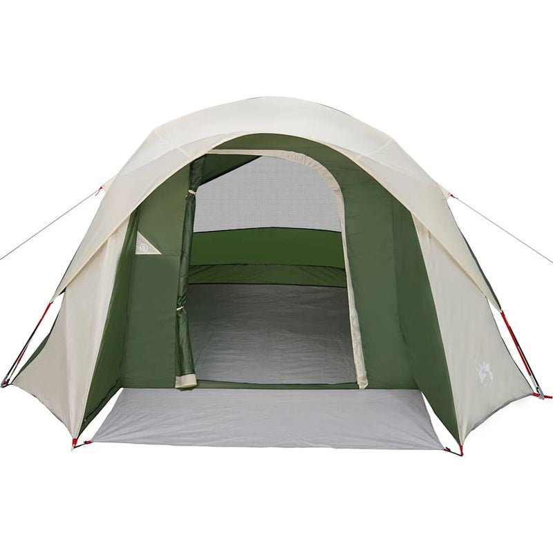 Cabină cort de camping, 4 persoane, verde, impermeabil