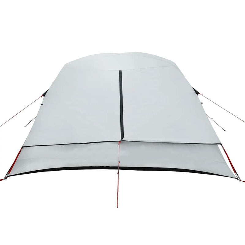 Cabină cort camping 4 persoane alb, țesătură opacă, impermeabil