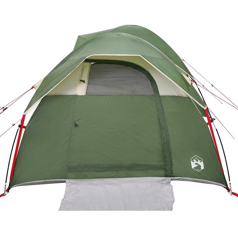 Cort de camping pentru 5 persoane, verde, impermeabil