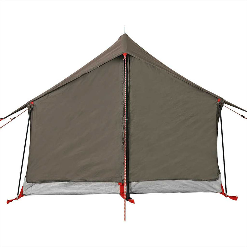Cort de camping pentru 2 persoane, maro, impermeabil