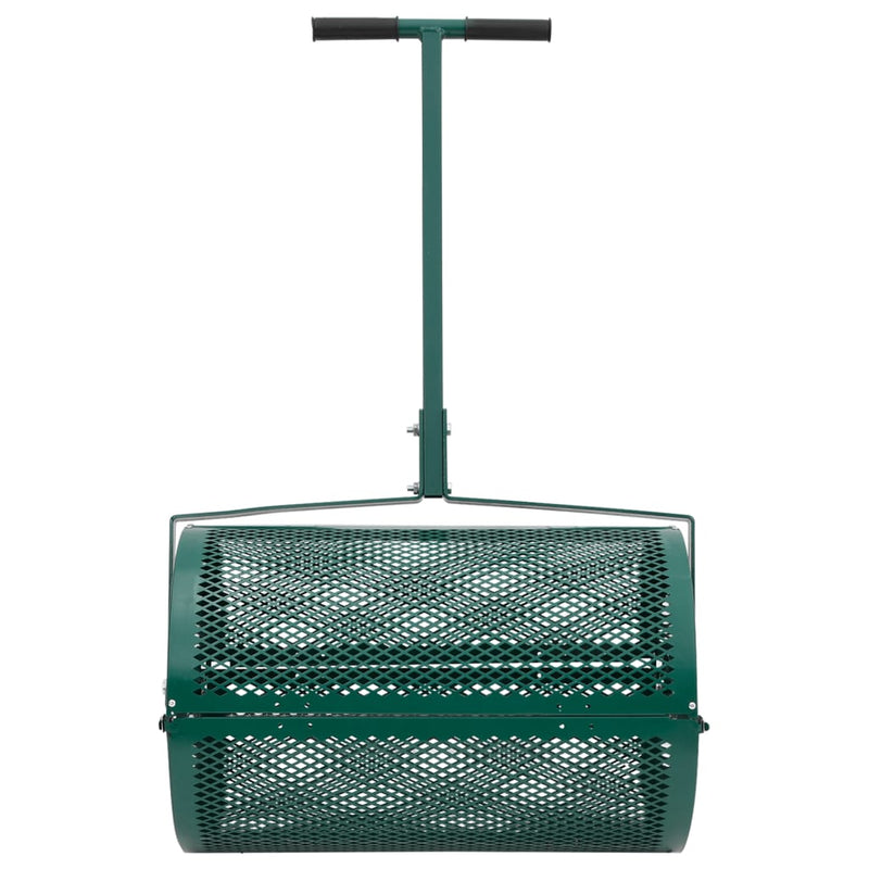 Distribuitor de compost, 75L, verde, Ø40x60 cm, oțel