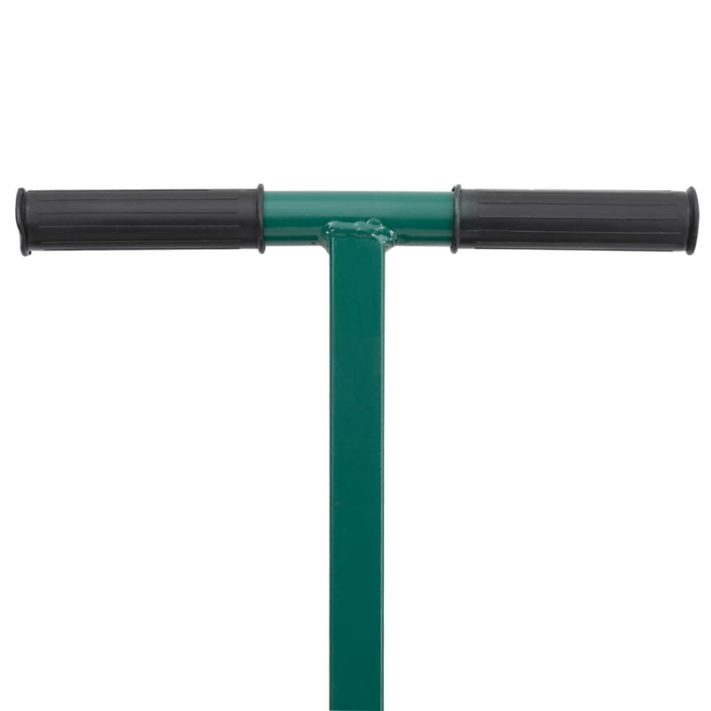 Distribuitor de compost, 75L, verde, Ø40x60 cm, oțel