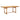 Set mobilier de grădină 7 piese textil alb crem/lemn masiv