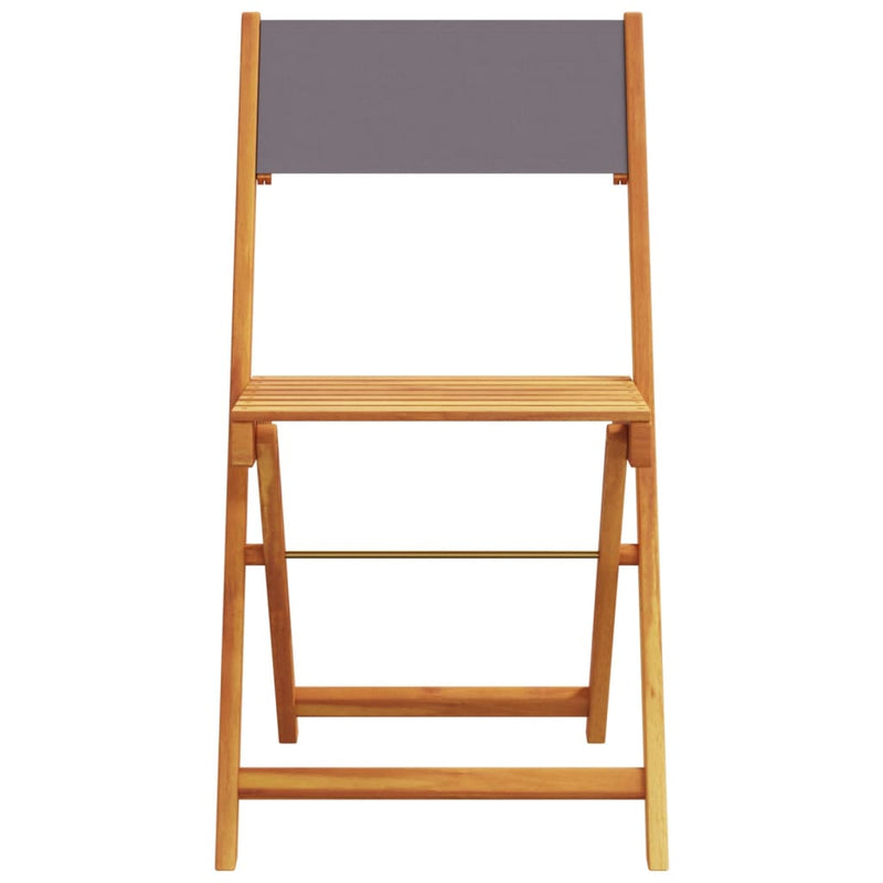 Set mobilier de grădină 5 piese textil antracit/lemn masiv