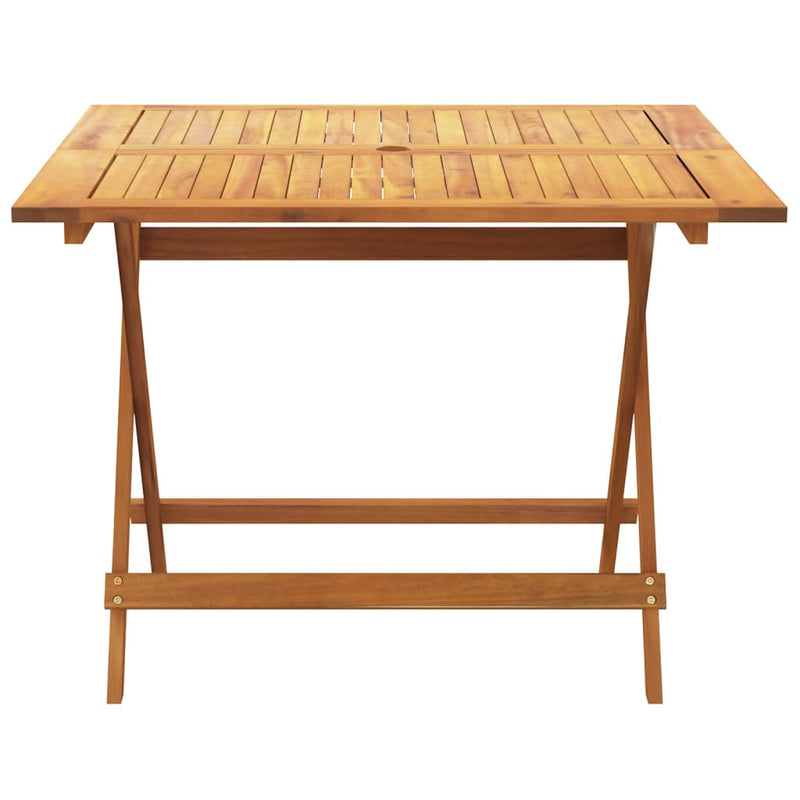 Set mobilier de grădină 5 piese polipropilenă bej/lemn masiv