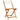 Set mobilier de grădină 5 piese textil alb crem/lemn masiv