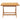 Set mobilier de grădină 5 piese textil albastru alb/lemn masiv