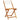 Set mobilier bistro, 3 piese, textil alb crem/lemn masiv