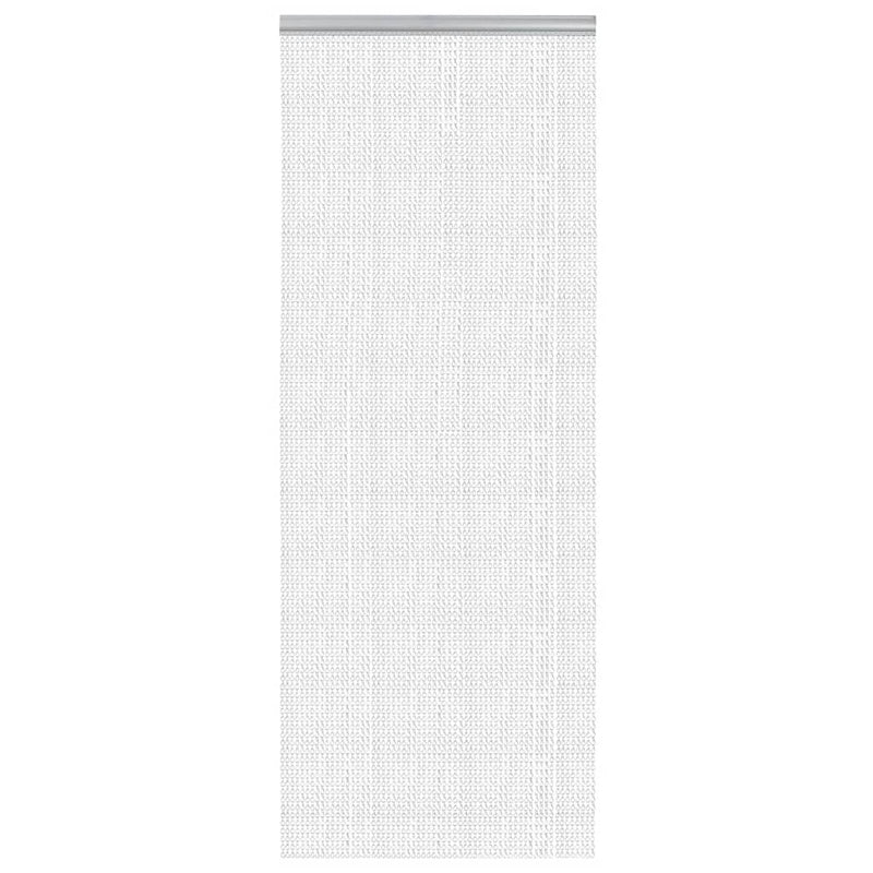 Paravan de ușă cu lanț, 80x212 cm, aluminiu