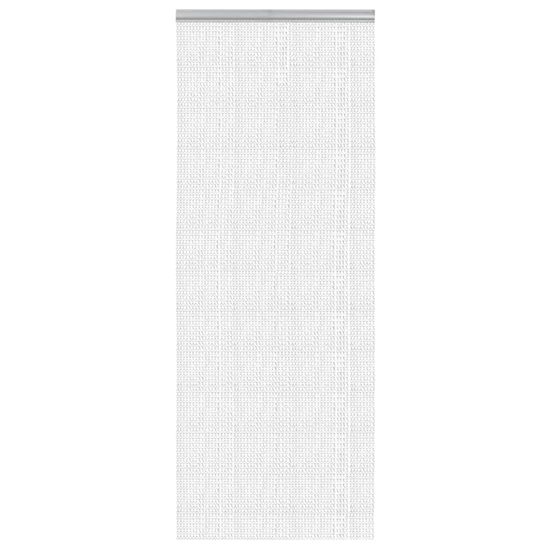 Paravan de ușă cu lanț, 80x221 cm, aluminiu