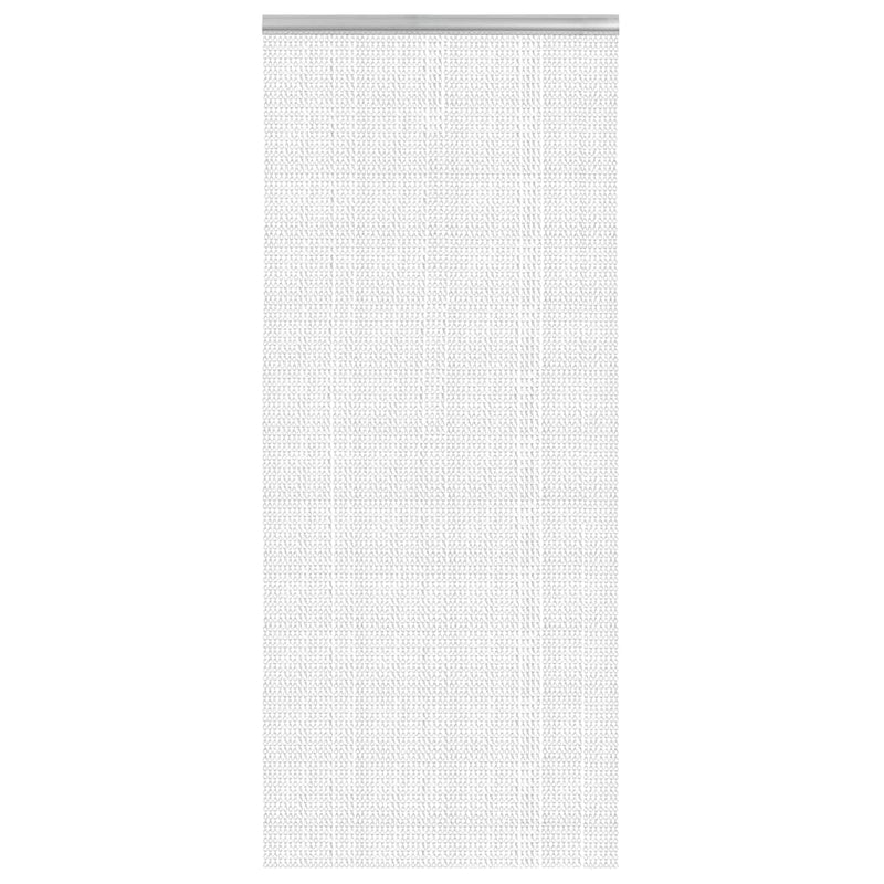 Paravan de ușă cu lanț, 90x200 cm, aluminiu