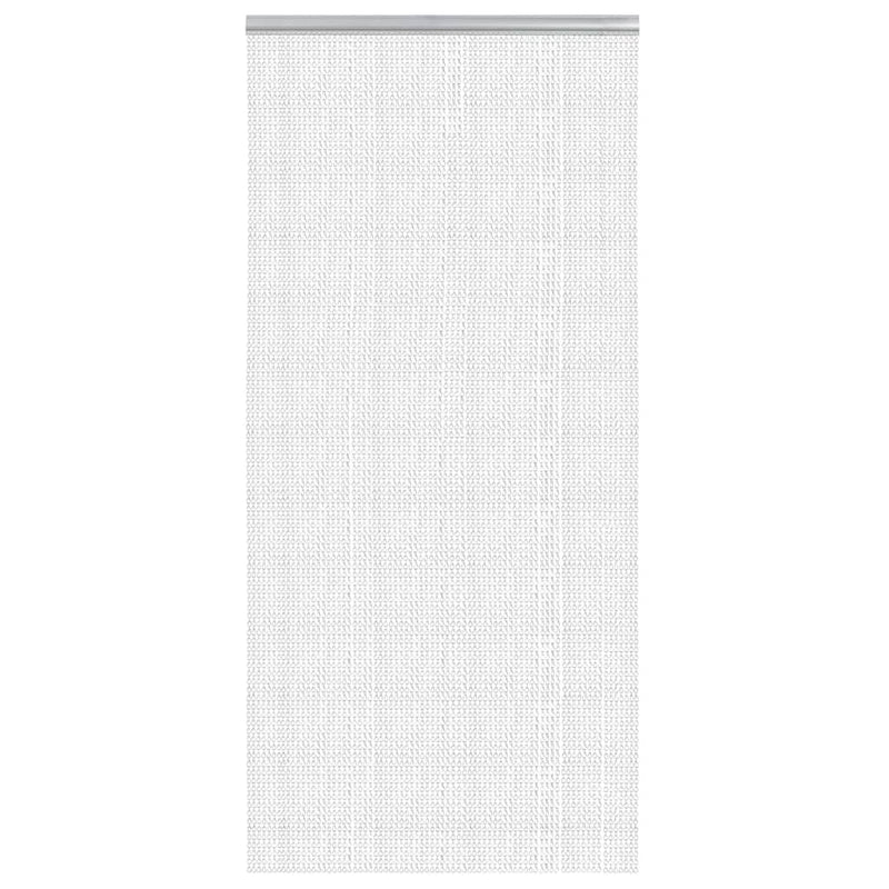 Paravan de ușă cu lanț, 100x212 cm, aluminiu