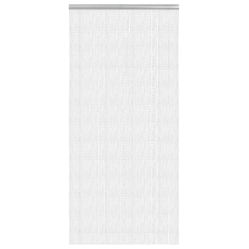 Paravan de ușă cu lanț, 100x226 cm, aluminiu