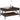 Măsuță de cafea cu LED infinity, stejar maro, 70x50x38 cm