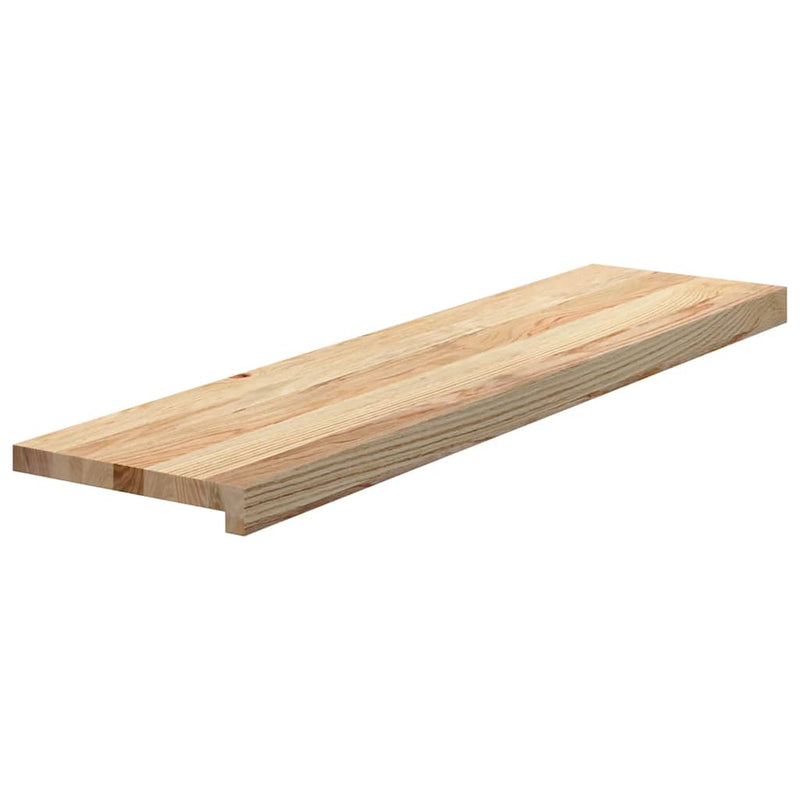 Trepte scari 16 buc Stejar masiv netratat 100x30x2 cm