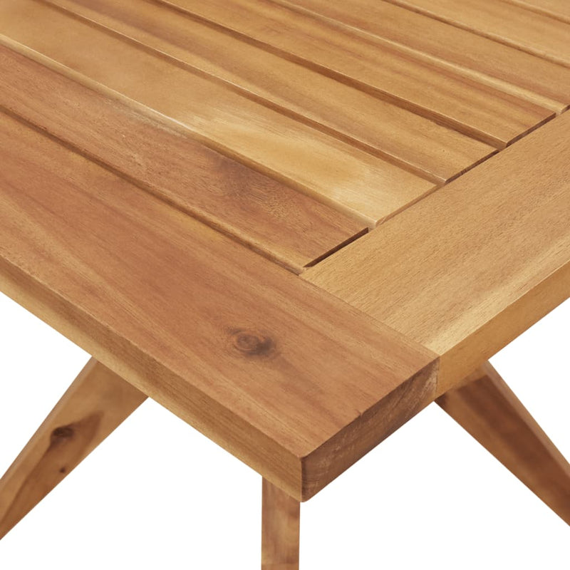 Set mobilier de grădină, 5 piese, lemn masiv de acacia
