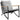 Set mobilier de balcon, 5 piese, cu perne, negru, oțel