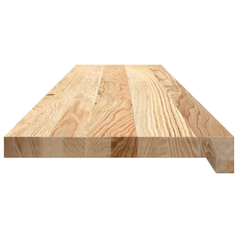 Trepte scari 2 buc Stejar masiv netratat 110x30x2 cm