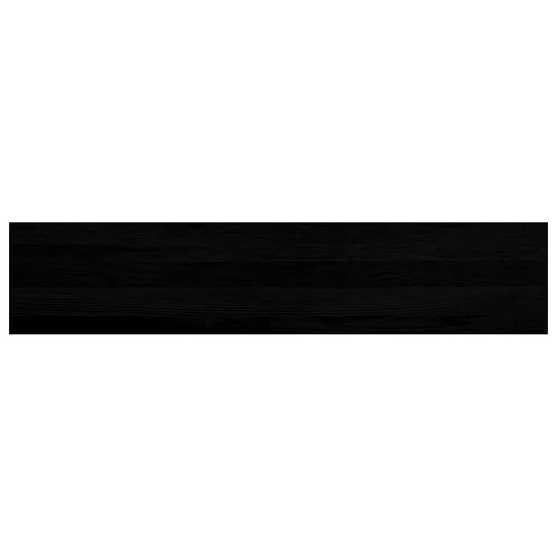 Trepte de scară 2 buc maro-negru lemn masiv de stejar