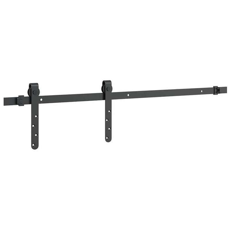 Set uși glisante pentru dulap 91 cm oțel carbon