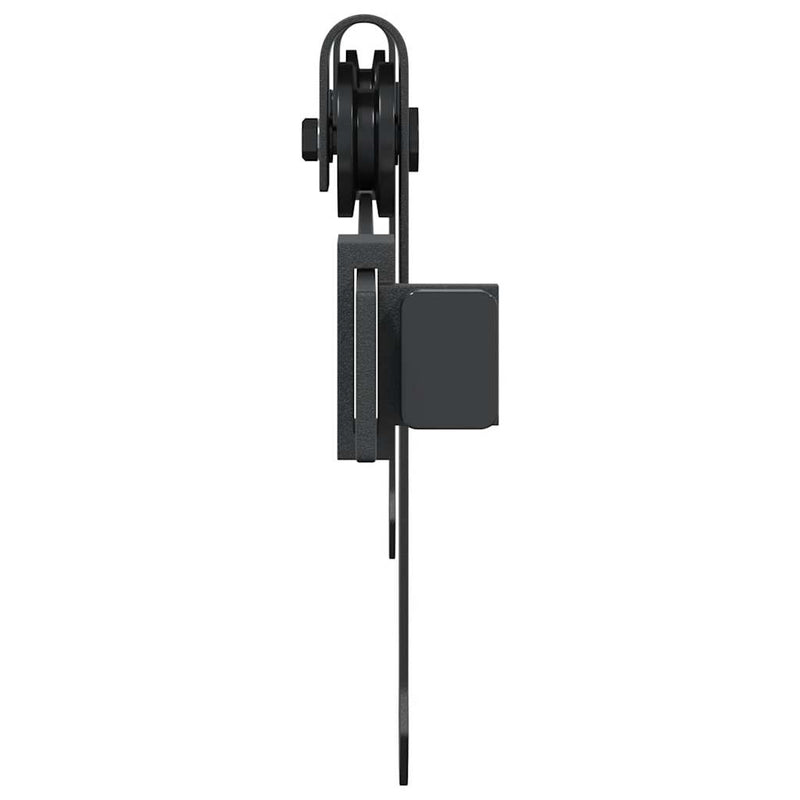 Set uși glisante pentru dulap 91 cm oțel carbon