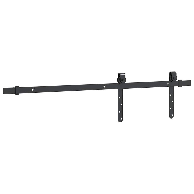 Set uși glisante pentru dulap 91 cm oțel carbon