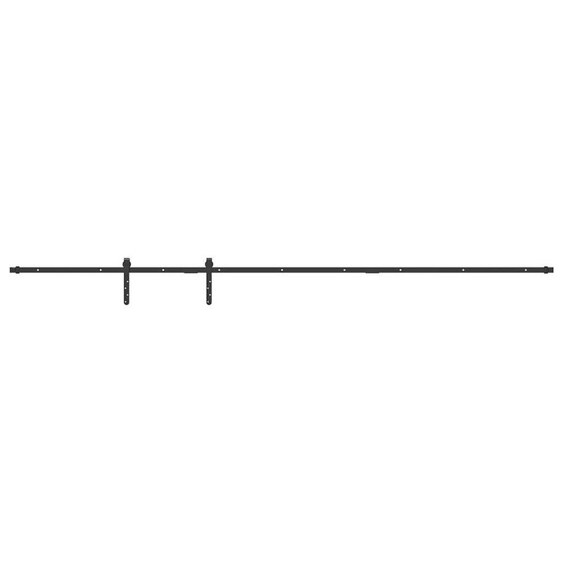 Set uși glisante pentru dulap 244 cm oțel carbon