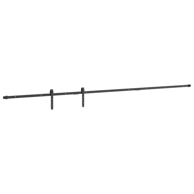Set uși glisante pentru dulap 244 cm oțel carbon