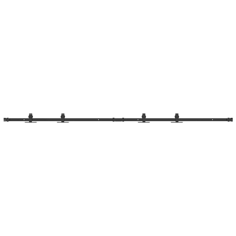 Set uși glisante pentru dulap 200 cm oțel carbon
